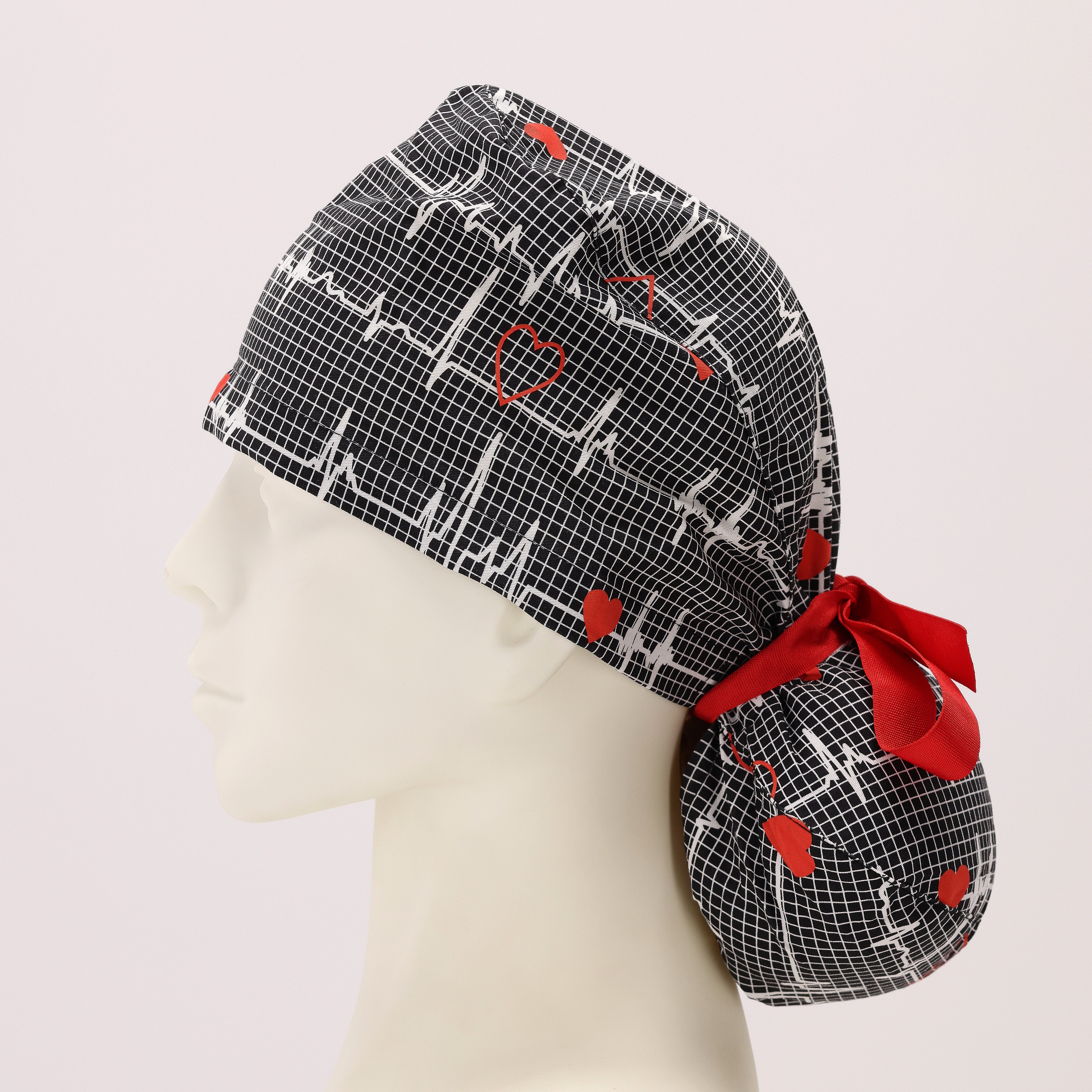 TSC Ponytail EKG Black