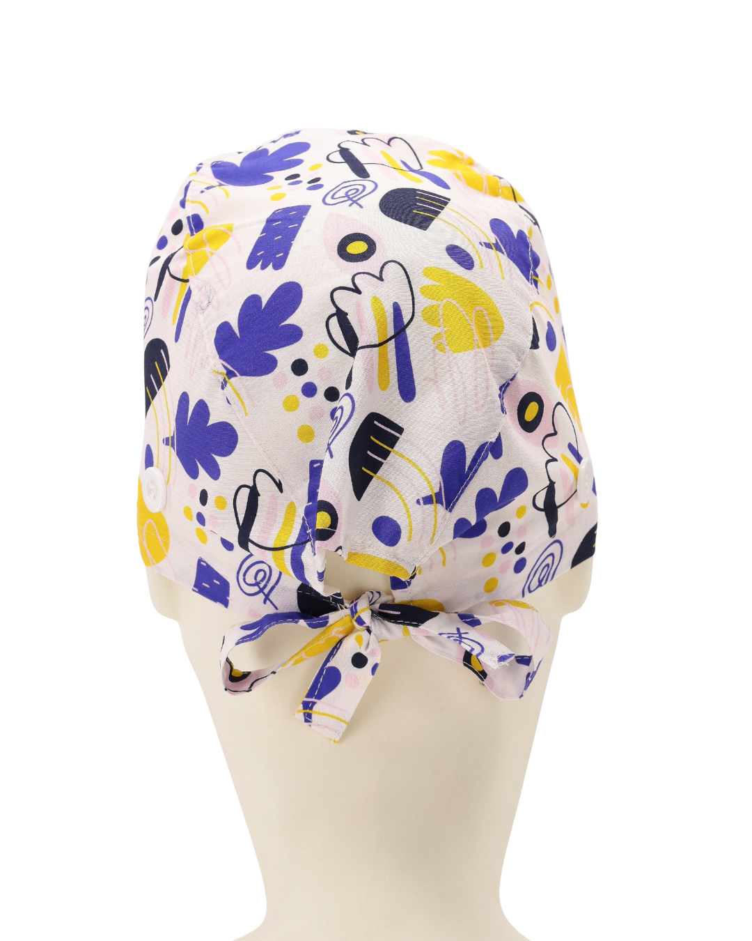 TSC Hand-Drawn Shapes surgical cap - back view