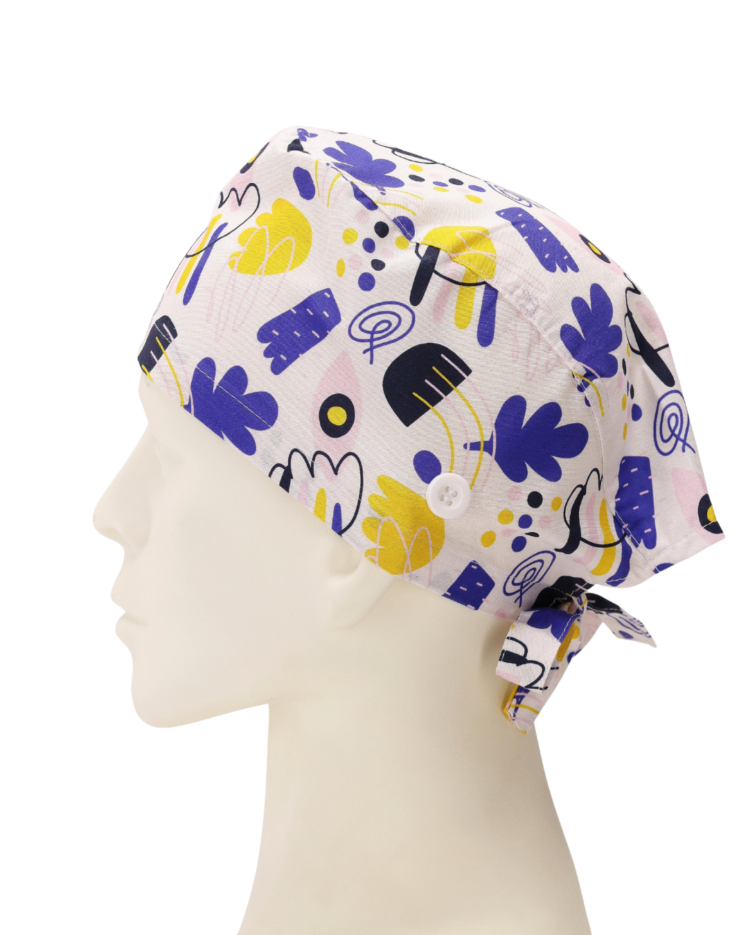 TSC Hand-Drawn Shapes surgical cap - left view